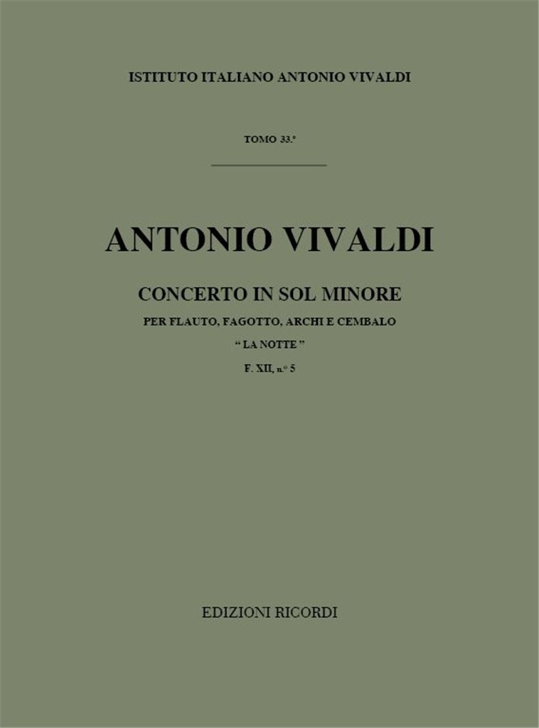 Concerti Per Strumenti Diversi, Archi E B.C.: